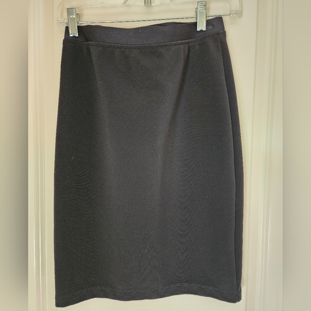Miss Tina Elegant Black Pencil Skirt Dark Academia
